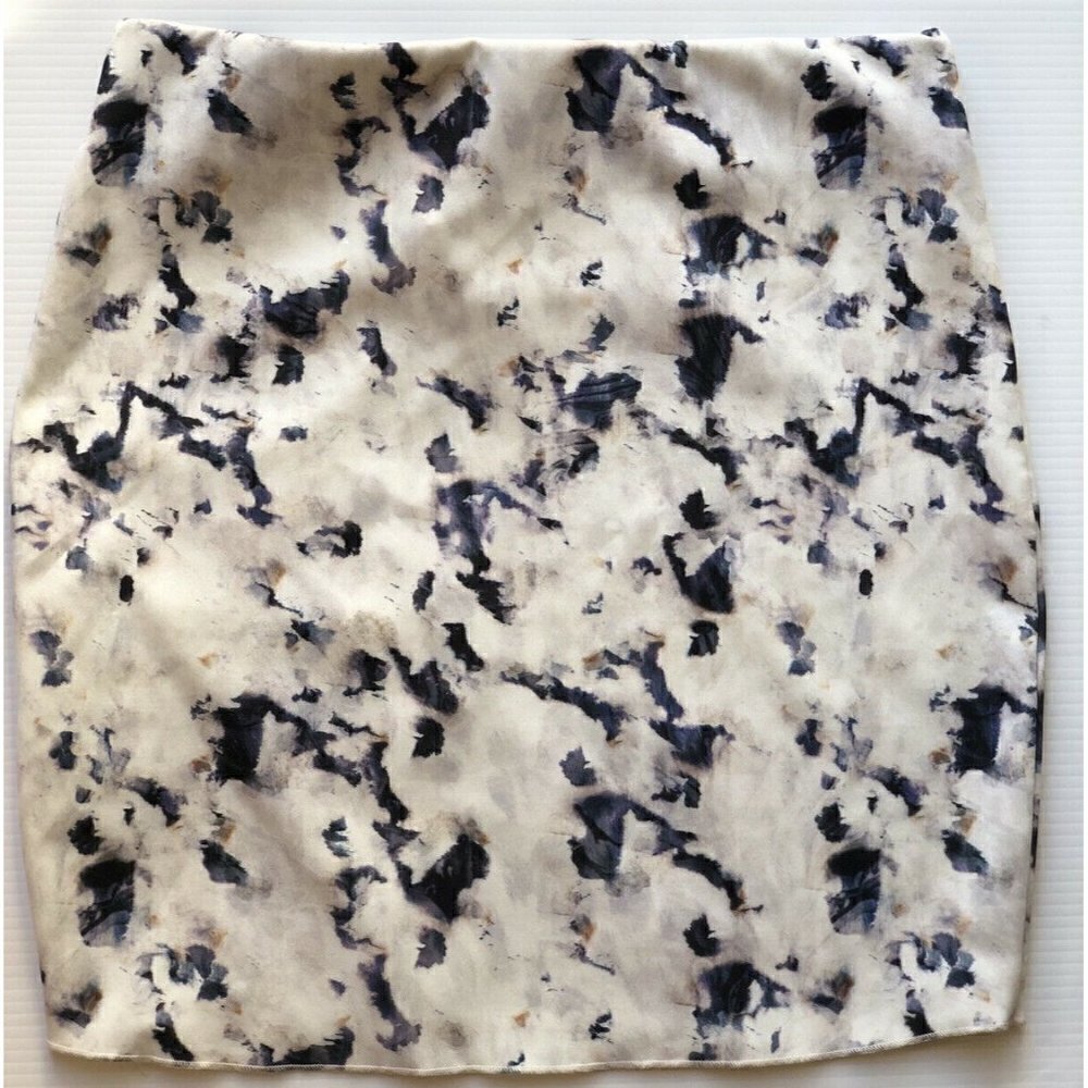 Zara W&B Collection Marble Print Women's Mini skirt Size S - Picture 5 of 7